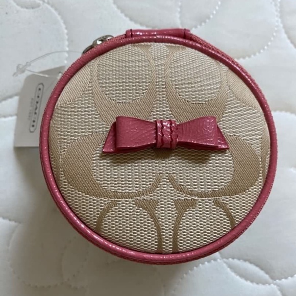 NWT Rare Coach Beauty Jewelry Cosmetic Pouch Case - Picture 2 of 10